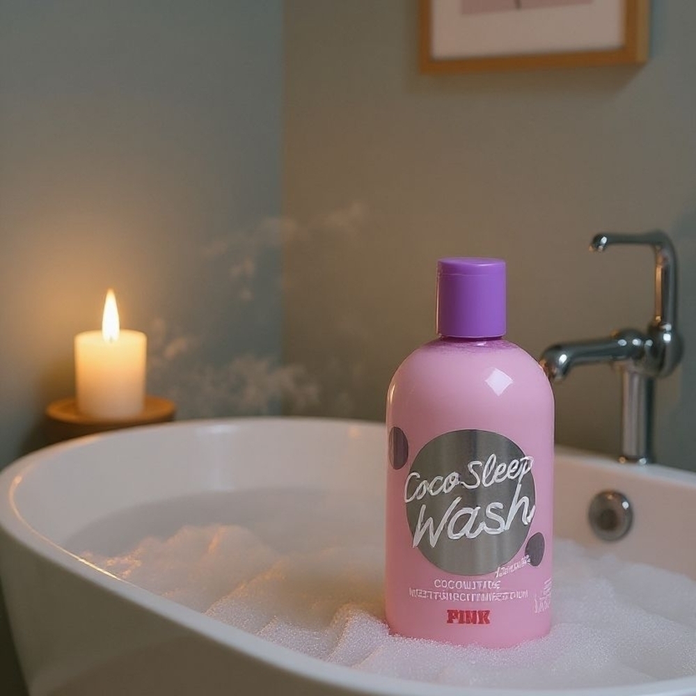 PINK Victoria's Secret Coco Sleep Cream Wash - Coconutoil+ Lavender 3 12oz bottl